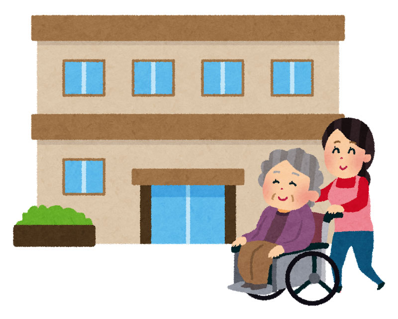 法人サブスク利用施設_高齢者入所通所施設の声のイラスト
