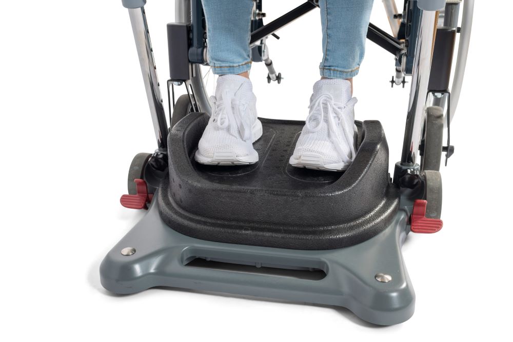 スタンディングエイド_モーリフトレイザープロ（サブスク個人利用）用オプションブロック使用時の写真