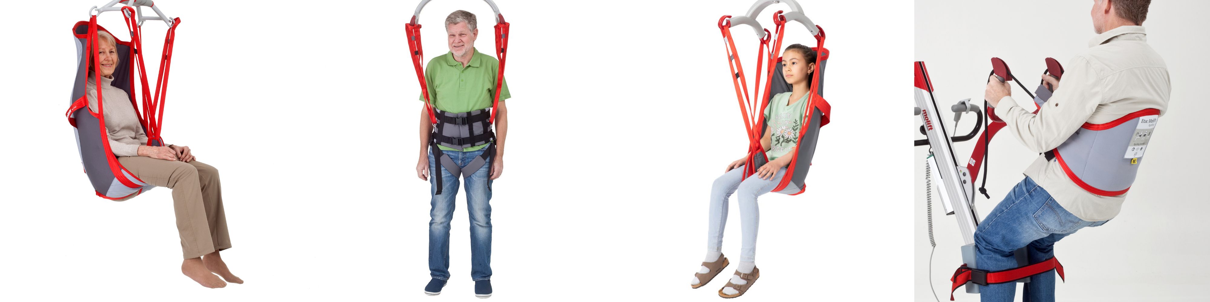 介護リフトのサブスク　リフト用吊り具　スリング　ラインナップ　入浴介助　トイレ介助　移乗介助