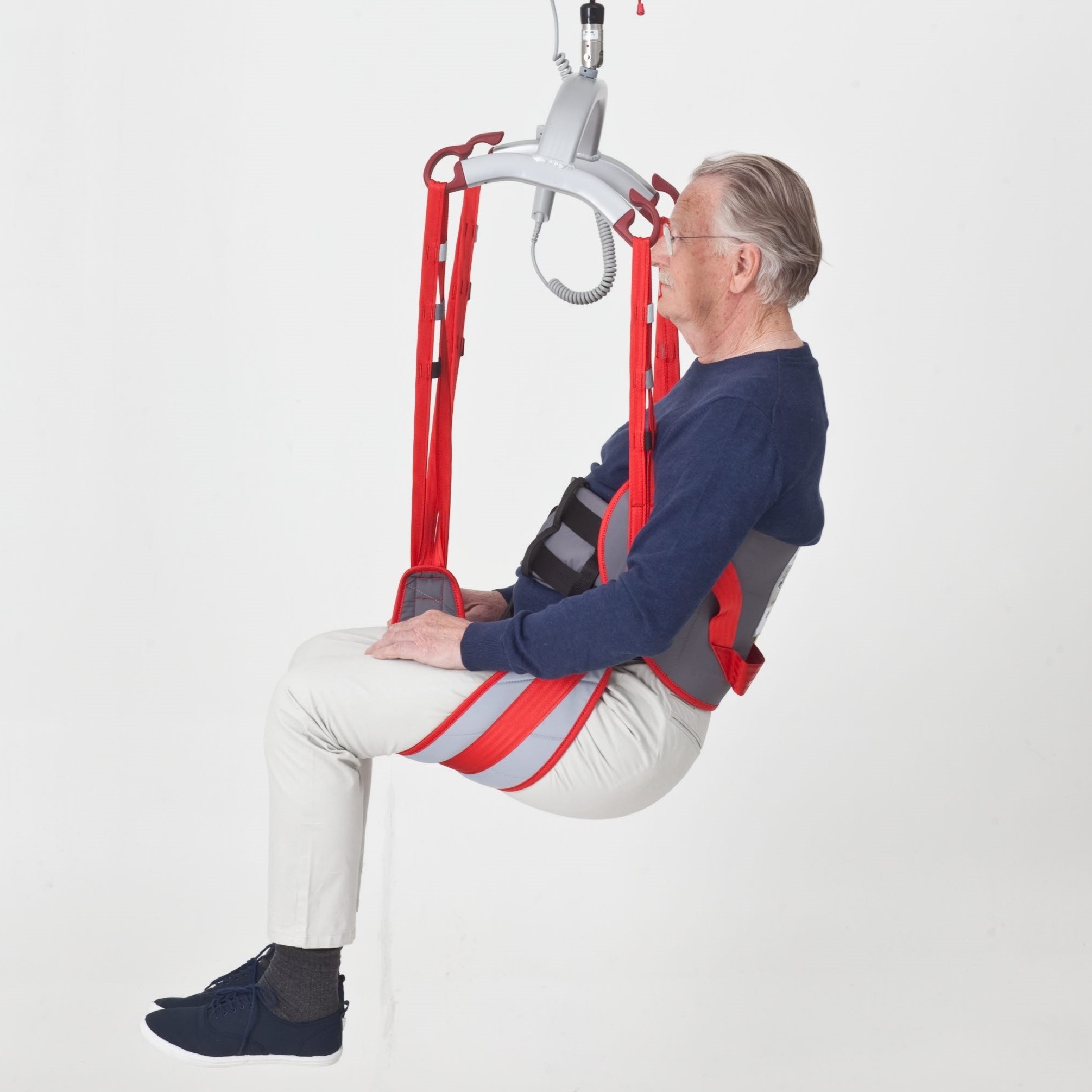 モーリフト トイレスリング　頭部サポート無し｜介護リフト用スリング（吊り具）
