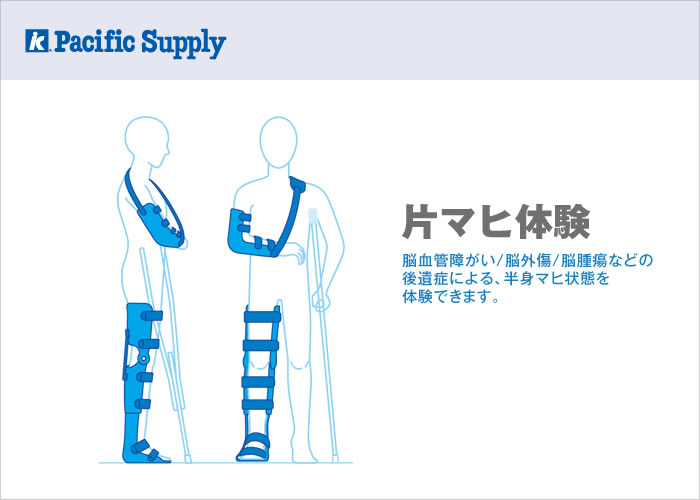 模擬体験装具　片マヒ体験